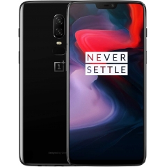 OnePlus 工厂解锁手机 - 6.3 英寸屏幕 - 64GB - 镜面黑色