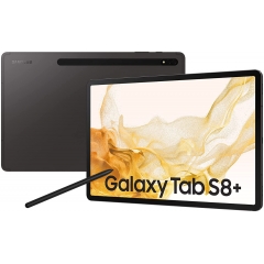 Samsung 三星 Galaxy Tab S8+，12.4 英寸，256 GB 内存，8 GB RAM，Wi-Fi，Android 平板电脑，包括 S Pen