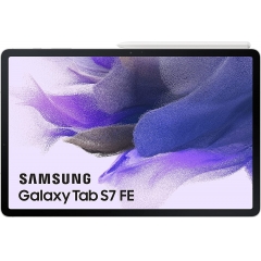 Samsung 三星 Galaxy Tab S7 FE，12.4 英寸，64 GB 内存，4 GB RAM，Wi-Fi，Android 平板电脑，包括 S pen，神秘银色