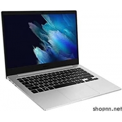 Samsung 三星 Galaxy Book Go 笔记本电脑 PC 电源性能 18 小时电池紧凑轻便防震设计 WFH Ready WiFi 5,银色,128GB