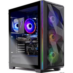 Skytech Chronos 游戏电脑台式机 – 英特尔酷睿 i7 12700K 3.6 GHz、RTX 3080、1TB NVME SSD、32G DDR5、750W GOLD PSU、AC Wi-Fi、Windows 10 Home