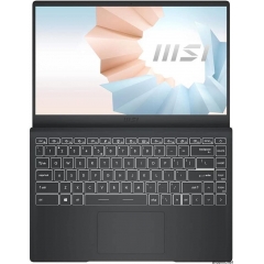 MSI 微星 现代 14 专业笔记本电脑:14 英寸 IPS 级超薄边框显示屏,Intel Core i5-1135G7,Intel Iris Xe,8GB RAM,512GB NVMe SSD,Win10,碳灰色 (B11MO-207)