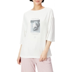 SNIDEL SNIDEL HOME CAT Photo T SHCT221076 女装