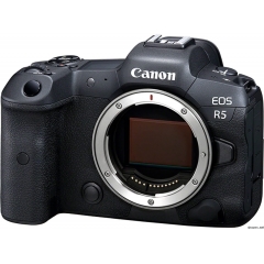 Canon EOS R5 全画幅无反相机-8K 视频,4500 万像素全画幅 CMOS 传感器,DIGIC X 图像处理器,高达 12 fps 机械快门(仅机身)