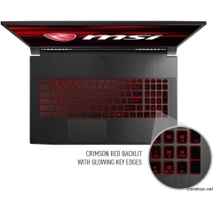 MSI 微星 GF75 Thin 9SC-027 17.3 英寸游戏笔记本电脑,超薄边框,Intel Core 英特尔酷睿 i7-9750H,NVIDIA GeForce GTX1650,16GB,512GB NVMe SSD