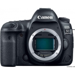 佳能 EOS 5D Mark IV 30.4 MP 全画幅 CMOS 数码单反相机(机身)Wi-Fi NFC 4K 视频(1483C002) 仅机身