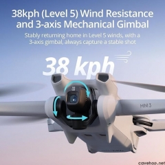 DJI Mini 3,轻巧的 3 倍机械万向节迷你相机无人机...